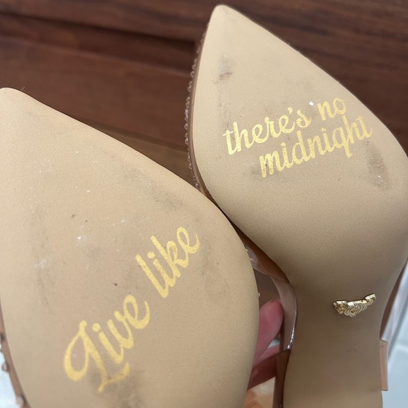 Disney Cinderella x Aldo Rhinestone “Glass Slipper”  Heels Limited Addition POC - Picture 8 of 12